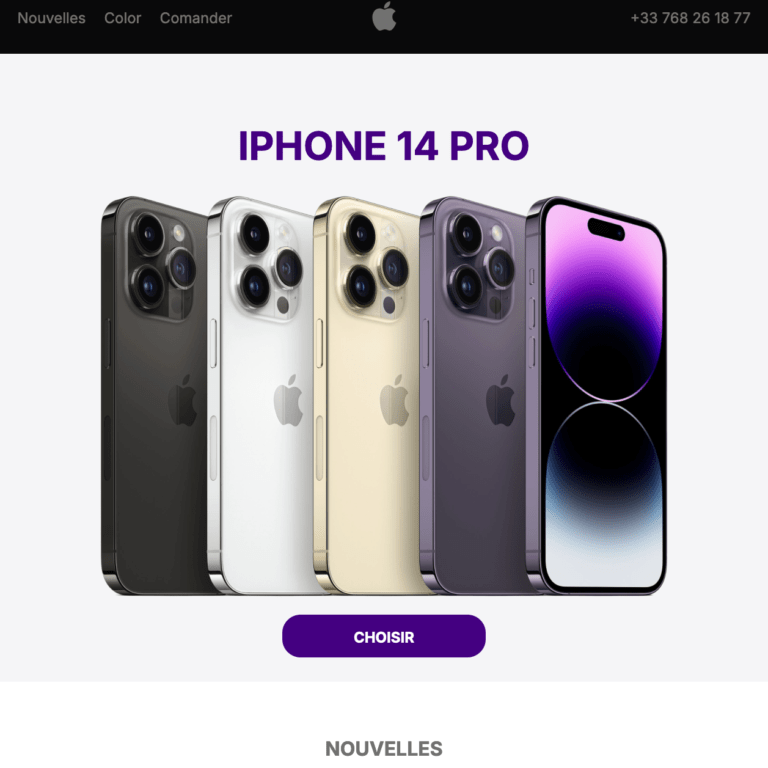 site Iphone 14 pro
